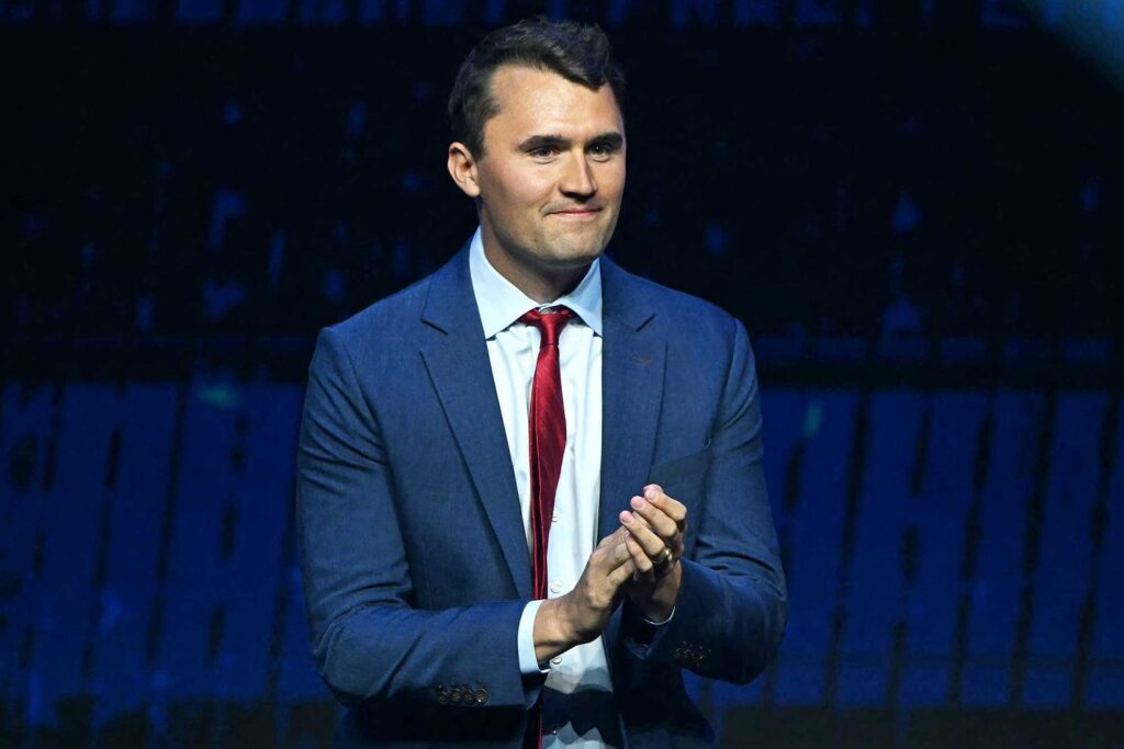 Charlie Kirk - Image of Charlie Kirk at one of his events
